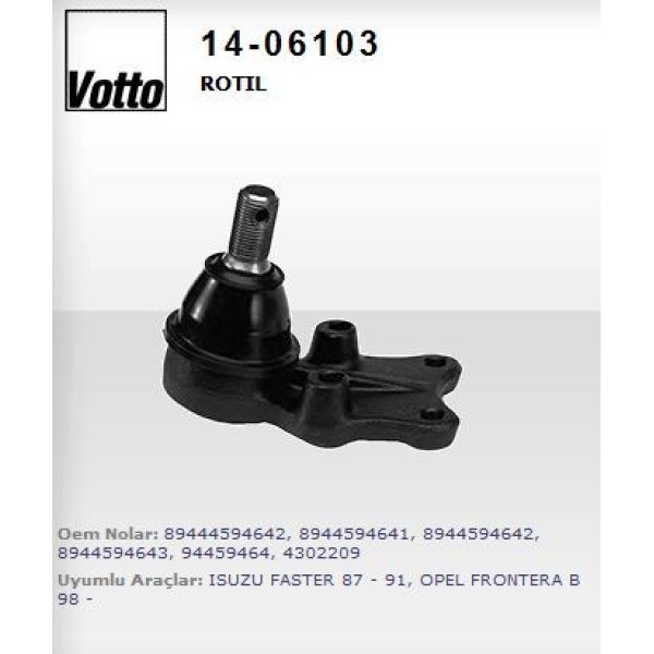 VOTTO 14-6103 Rotil Alt Campo Faster Trooper