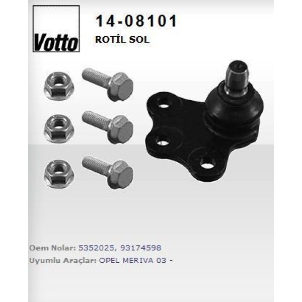 VOTTO 14-8101 Rotil Sol Merıva 03- 