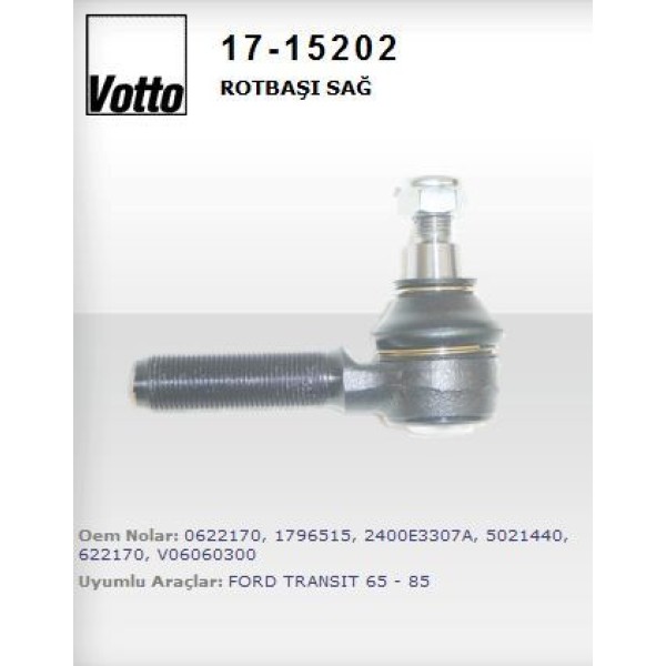 VOTTO 17-15202 Rot Başı Sağ Transit 77-86 