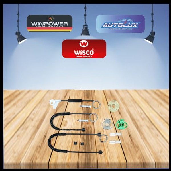 WISCO 1208 Cam Kriko Tamir Takımı Ön Sol VW Passat B6 05-10 