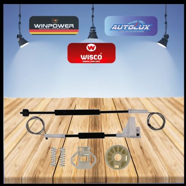 WISCO 1290 Cam Kriko Tamir Takımı Ön Sol Seat Leon 06-13 