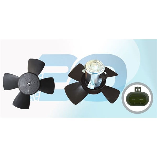 WISCO 1341244 Fan Motoru Davlumbazsız (280 Mm-2 Fıs-4 Kanat) Opel Astra F Vectra A 1.6 1989 -