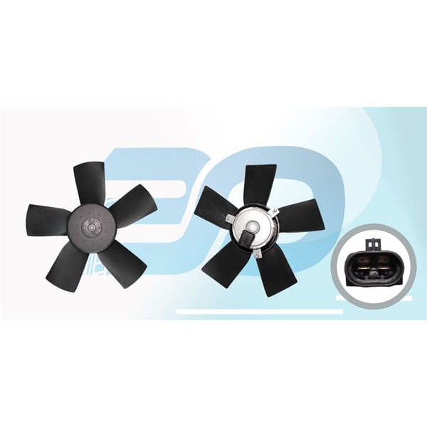 WISCO 1341309 Fan Motoru Davlumbazsız (360 Mm-2 Fıs-5 Kanat) Opel Astra F Vectra A Omega B 1.7 Td 1.