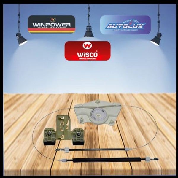 WISCO 1401 Cam Kriko Tamir Takımı Arka Sağ Kapaklı Skoda Octavia 97-02 