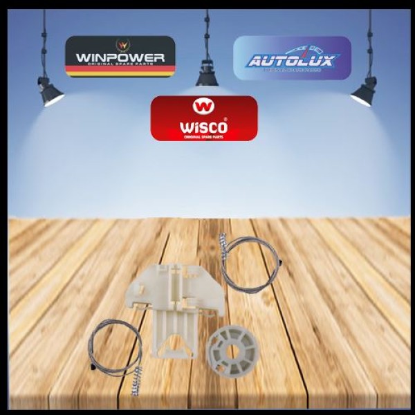 WISCO 155 Cam Kriko Tamir Takımı Arka Sol VW Golf 5 Jetta 05-09 