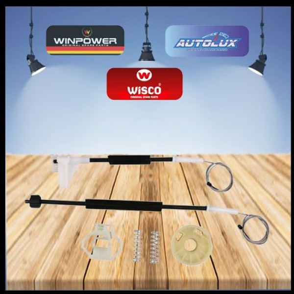 WISCO 156 Cam Kriko Tamir Takımı Arka Sağ VW Golf 5 Jetta 05-09 