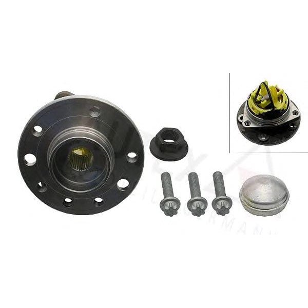 WISCO 1603841 Porya Ön Sol-Sağ Rulmanlı 5X110 137X33Dıs Abs Opel Astra H Zafira B Z17Dtj A17Dtj Z19D 