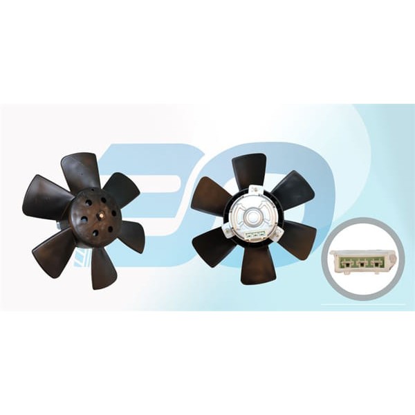 WISCO 165959455AM Fan Motoru Davlumbazsız (280 Mm-3 Fıs-6 Kanat) VW Caddy 2 Golf 1 2 Jetta 1 2 Passa