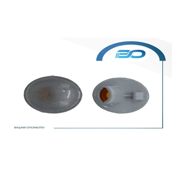 WISCO 1713240 Çamurluk Sinyali Beyaz Opel Corsa C 00 - 