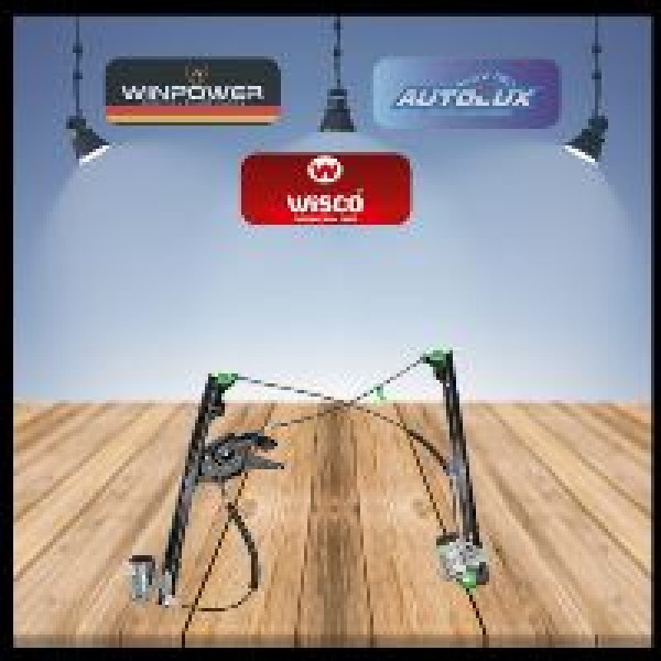 WISCO 1H0837461A Cam Mekanizması Ön Sol Sacsız Elektrikli VW Golf 3 Vento 91 - 