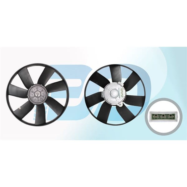 WISCO 1H0959455D Fan Motoru Davsız Klimalı (305 Mm-3 Fıs-7 Kanat) VW Golf 3 Polo 1.6 96 - 