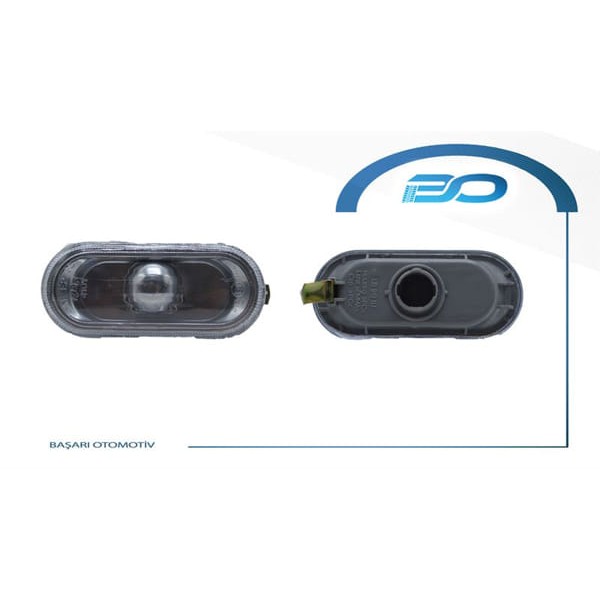 WISCO 1J0949117 Çamurluk Sinyali Şeffaf VW Golf4 Bora Passat T5 Polo 97 -
