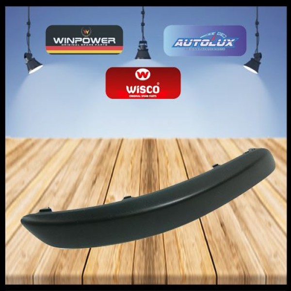 WISCO 1K08076569B9 Tampon Köşe Bandı Siyah Sağ Ön VW Golf5 04 -