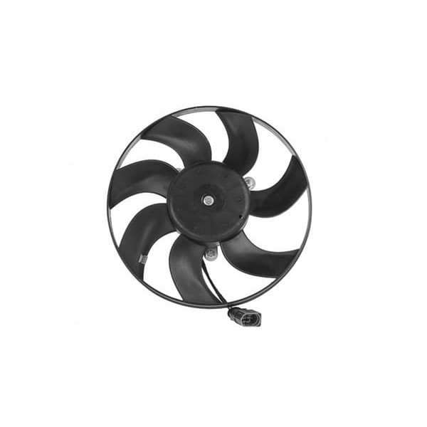 WISCO 1K0959455DH Fan Motoru Davlumbazsız (295 Mm-2 Fıs-7 Kanat) VW Caddy 3 Golf 6 Plus Jetta 3 Pass 
