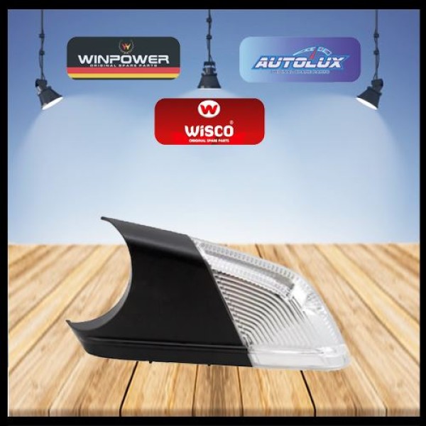 WISCO 1Z0949102C Ayna Sinyali Sağ Alt Aydınlatmasız Skoda Octavia 04-08 Polo 02-10 