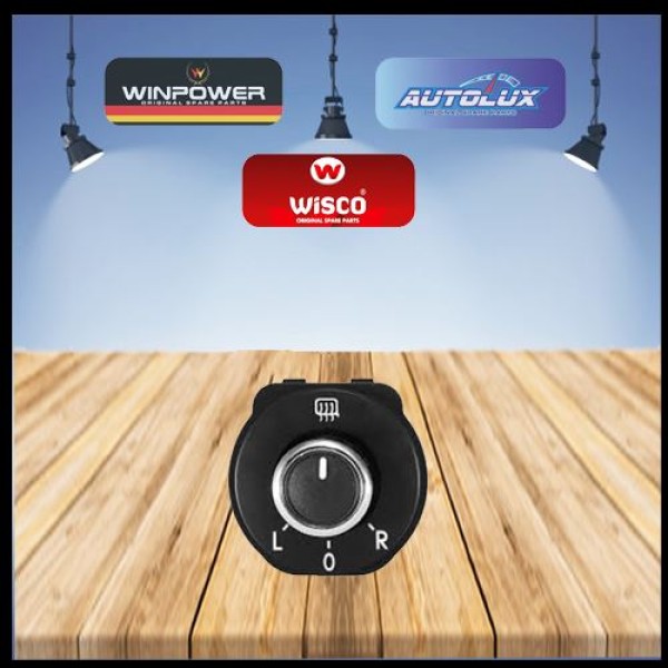 WISCO 1Z0959565A Ayna Ayar Düğmesi Kromsuz Skoda Octavia 04 - 