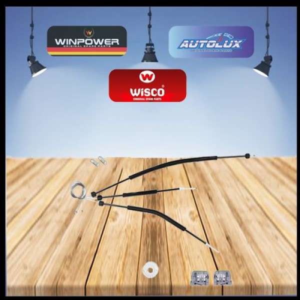 WISCO 200 Cam Kriko Tamir Takımı Ön Sol VW Caddy 04-10