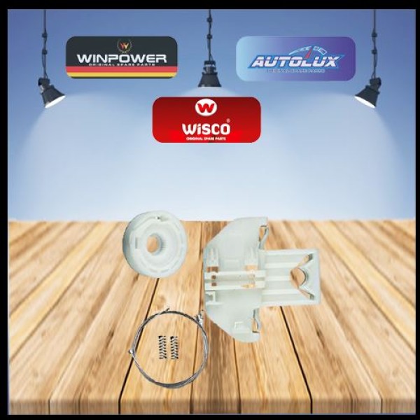 WISCO 220 Cam Kriko Tamir Takımı Arka Sol 4 Kapı VW Polo 02-09