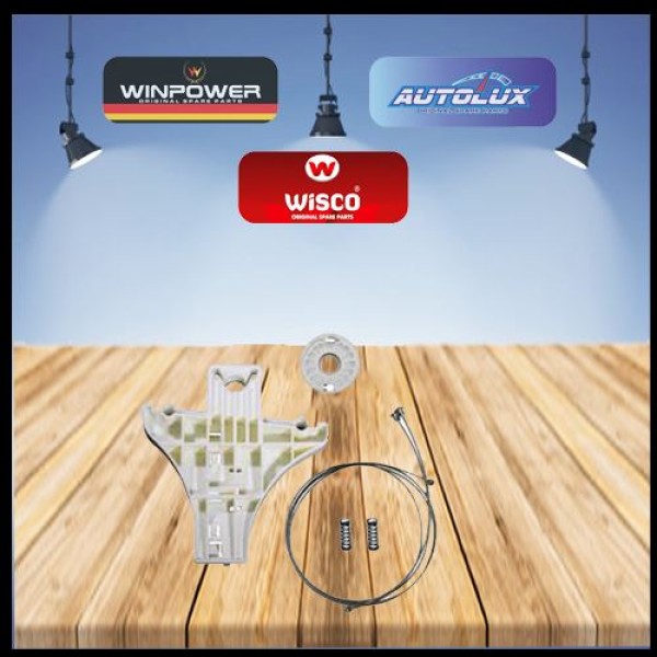 WISCO 289 Cam Kriko Tamir Takımı Arka Sol VW Golf 4 Bora A4 98-04 