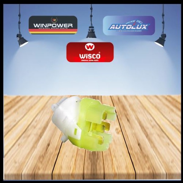 WISCO 357905865 Kontak Soketi Beyaz VW Golf 2 3 Jetta 2 Passat T4 Caddy 2 Cordoba Ibiza 2 Toledo 1 P 