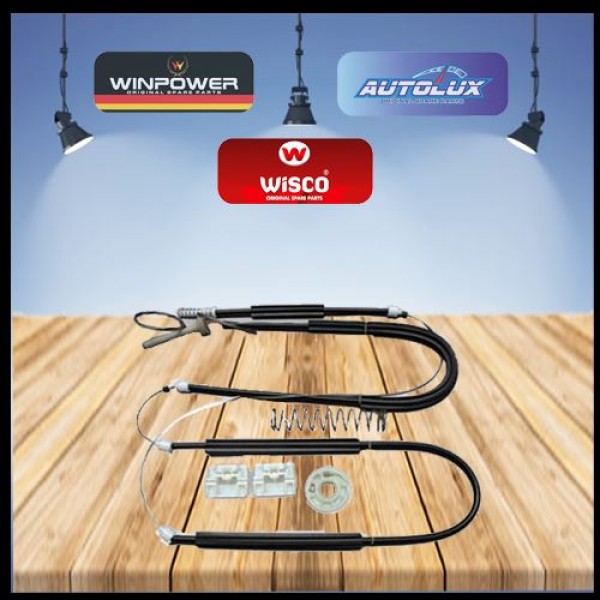 WISCO 384 Cam Kriko Tamir Takımı Ön Sağ Seat Toledo 99-04 Leon 00-06 