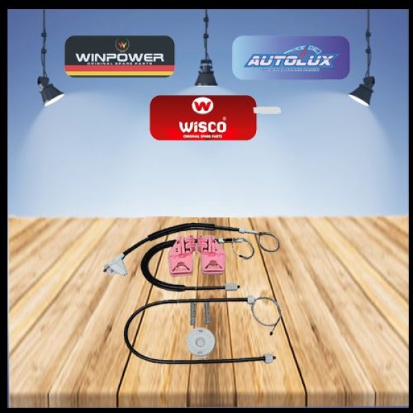 WISCO 386 Cam Kriko Tamir Takımı Ön Sol Skoda Fabia 00-08