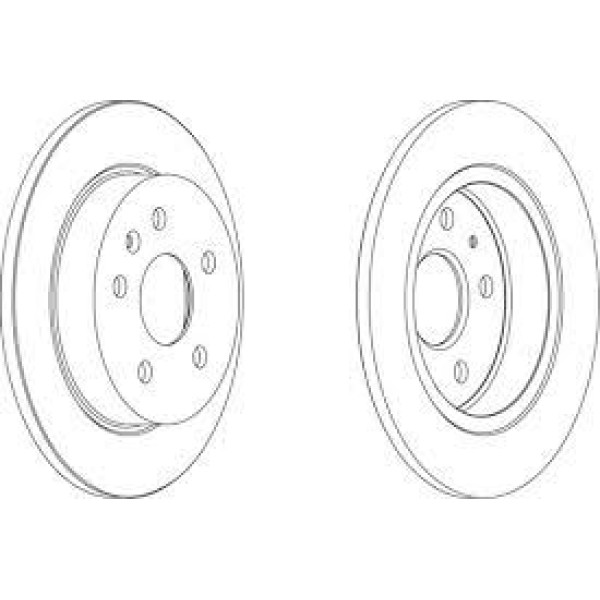 WISCO 569025 Fren Diski Ön Opel Insignia 1.4 1.6 2.0 08 -