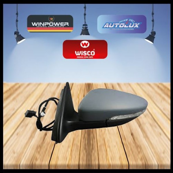 WISCO 5C7857507D Ayna Komple Sol Elek-Oto Katl.-12 Fiş VW Jetta 11 - 