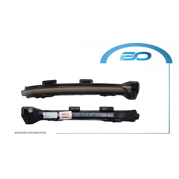 WISCO 5G0949102SDYNMC Ayna Sinyali Siyah Sağ Dınamık Kayar Led VW Golf 7 7.5 13 -