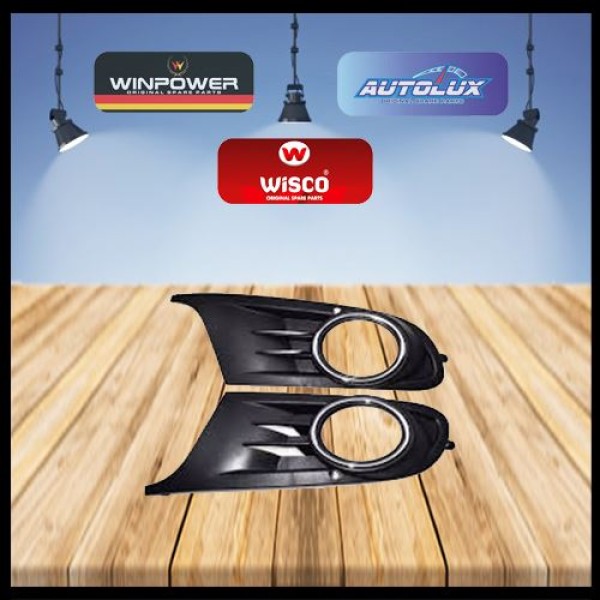 WISCO 5K08536669B9 Tampon Izgarası Sağ Sisli Nikelajlı VW Golf 6 08-13 