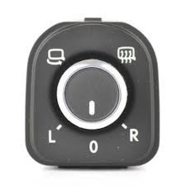 WISCO 5K0959565 Ayna Ayar Düğmesi Krom VW Golf 6 Golf 7 Passat Tiguan 10 -