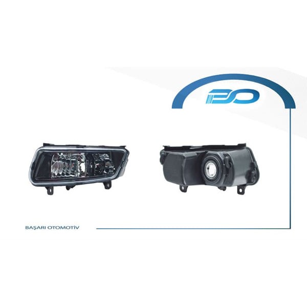 WISCO 6R0941061F Sis Farı Sol Siyah Tek Duy VW Polo 09 -