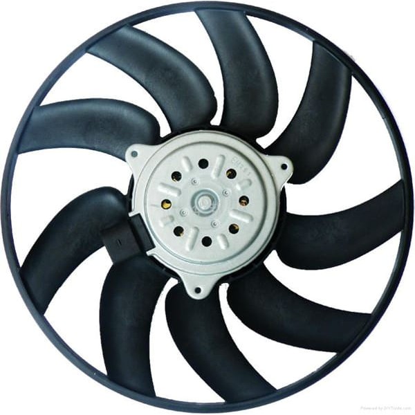 WISCO 8K0959455F Fan Motoru Davlumbazsız (350 Mm-2 Fıs-9 Kanat) Audi A4 A5 A6 2.0TDI 08 - 