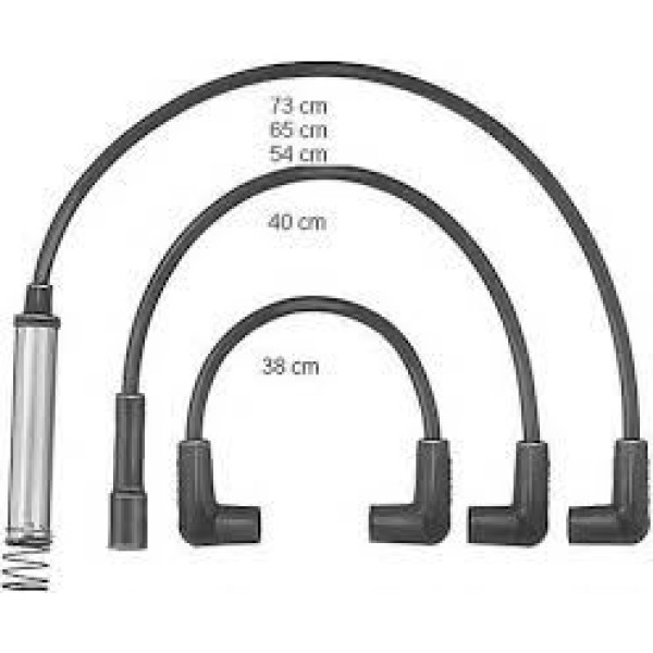 WISCO ALX2031 Buji Kablosu Set Opel Vectra A 1.6 Sv 