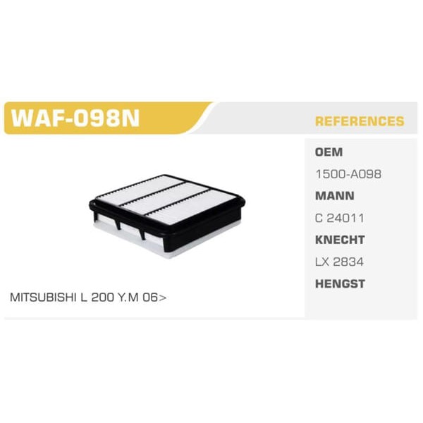 WINKEL WAF-098N Hava Filtresi L200 06-11 2.5 Dı