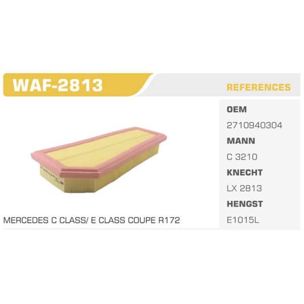 WINKEL WAF-2813 Hava Filtresi Mercedes W204 W207 W212 11-
