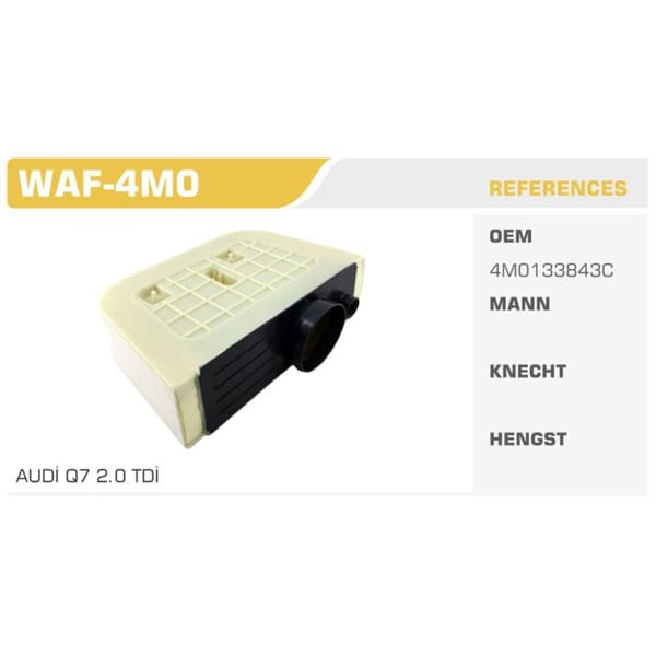 WINKEL WAF-4M0 Hava Filtresi Q7 2.0T Koli: 12 Ad. 