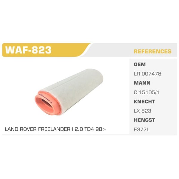 WINKEL WAF-823 Hava Filtresi Bmw 1 Bmw 3 Bmw 5 