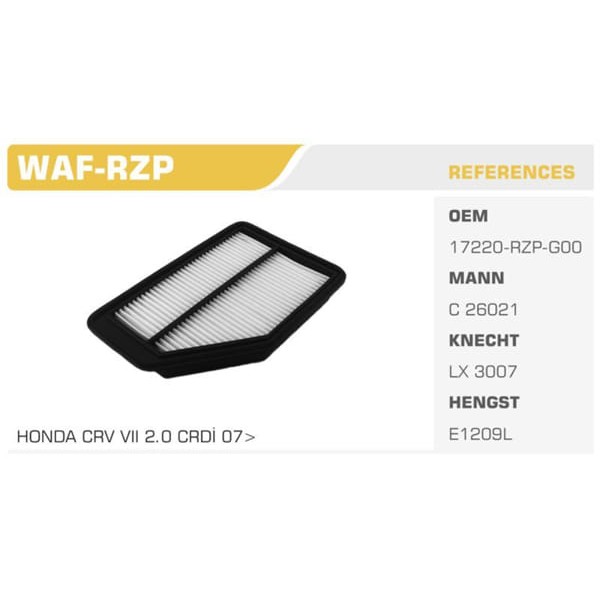 WINKEL WAF-RZP Hava Filtresi Crv 07- 