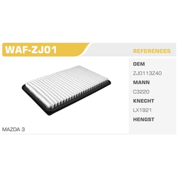 WINKEL WAF-ZJ01 Hava Filtresi Mazda 3 Ym 