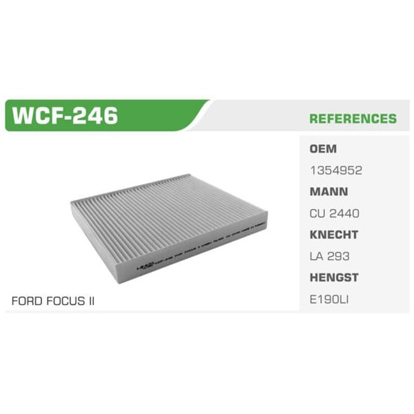 WINKEL WCF-246 Polen Filtresi Focus II 04- / S40 V50 C70 