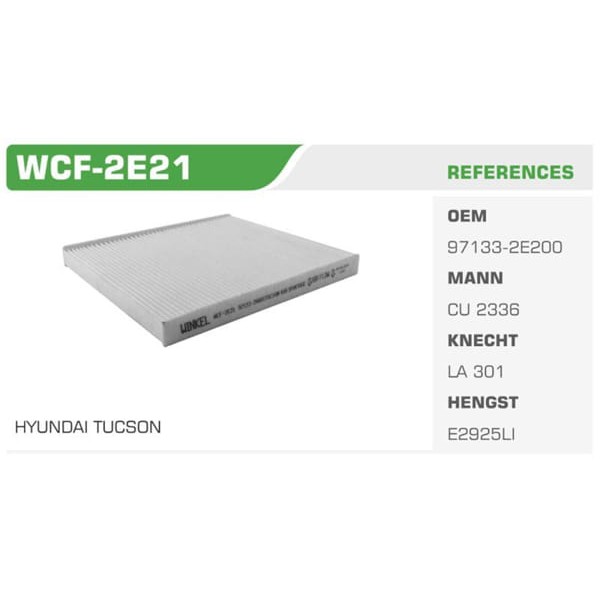 WINKEL WCF-2E-21 Polen Filtresi Rio Blue 