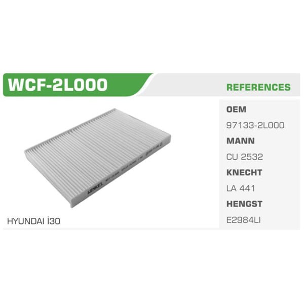 WINKEL WCF-2L000 Polen Filtresi İ30 08- / Ceed 06- 