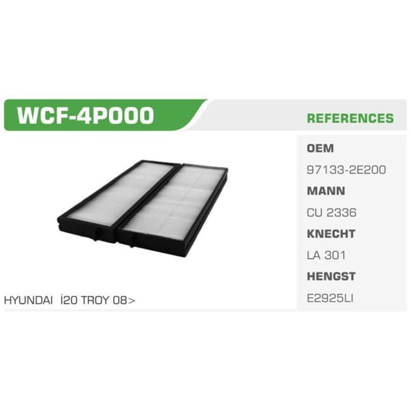 WINKEL WCF-4P000 Polen Filtresi İ20 08- 