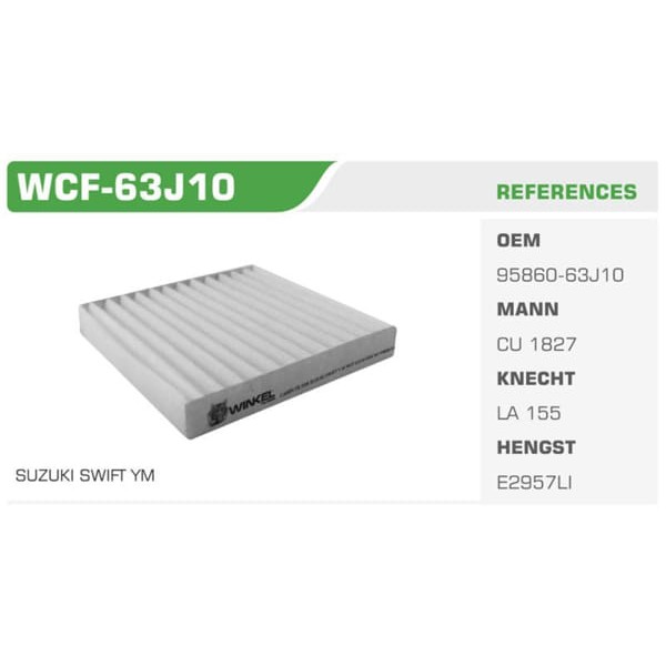 WINKEL WCF-63J10 Polen Filtresi Jazz 02-08