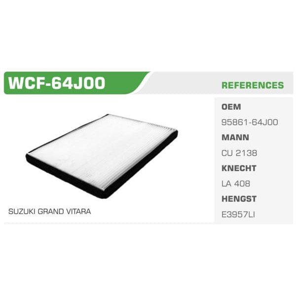 WINKEL WCF-64J00 Polen Filtresi Vitara Yeni Model Swift