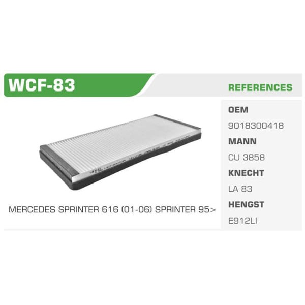 WINKEL WCF-83 Polen Filtresi Lt28 Lt35 / Sprinter 95-06 