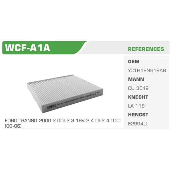 WINKEL WCF-A1A Polen Filtresi Transit V184 00- 