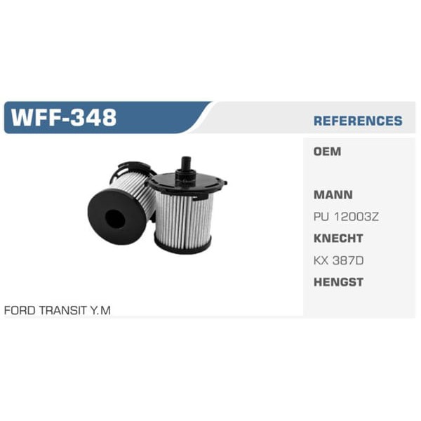 WINKEL WFF-348 Mazot Filtresi Transit V347 Pu12003Z Fn0002