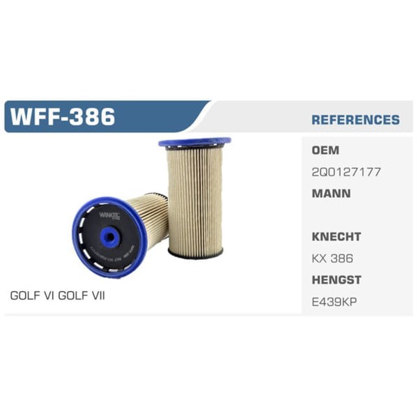 WINKEL WFF-386 Mazot Filtresi VW-Audi Pu8021 Fn2162 W